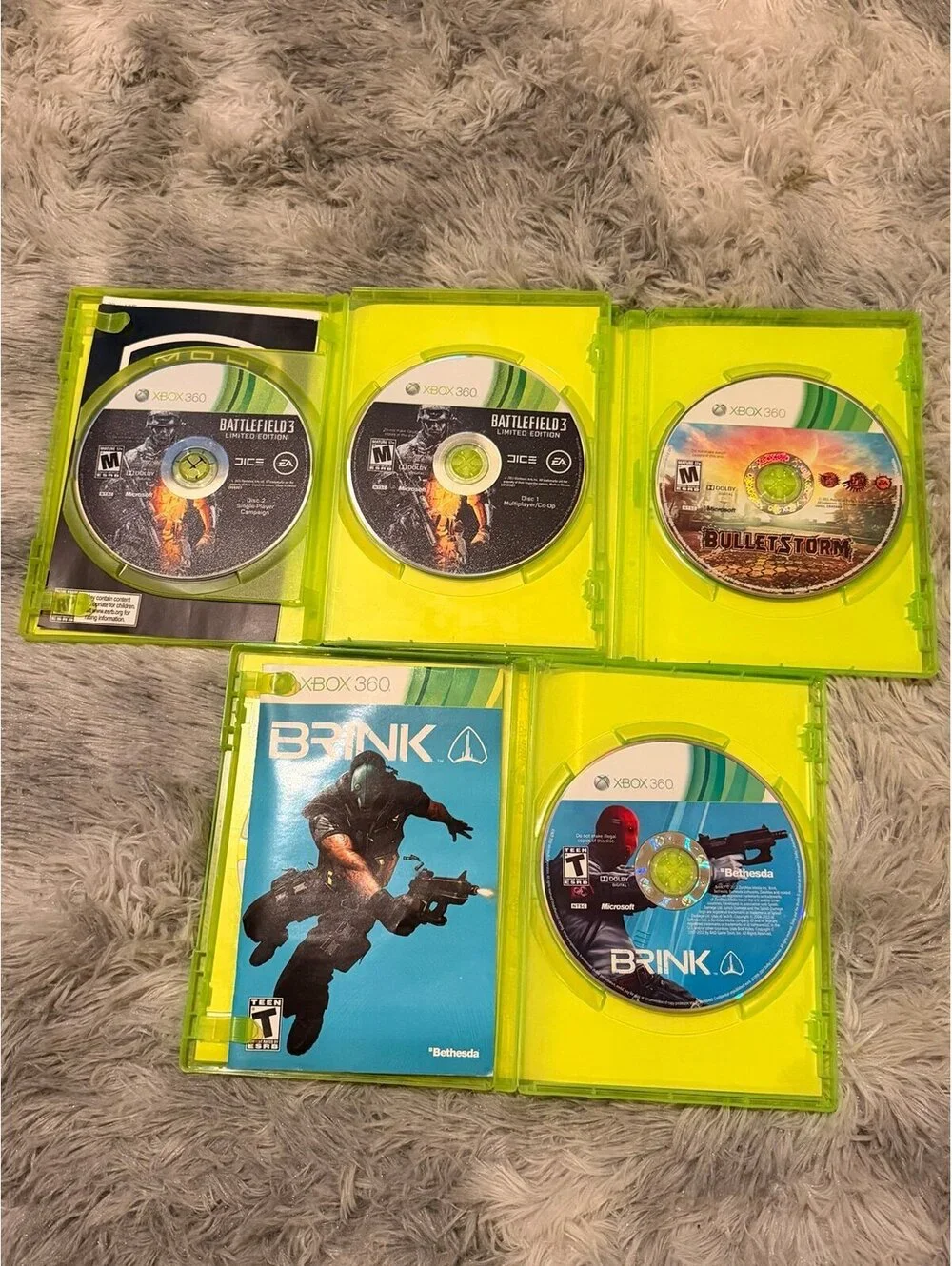 3 XBOX 360 games